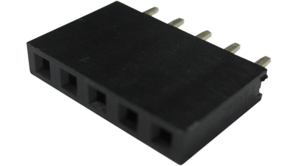 PCB Header, Female, 3A, 250V, Contacts - 5